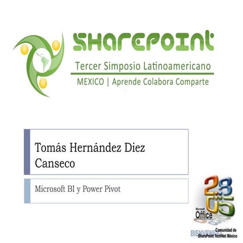 2b - PowerPivot y SharePoint 2010, por Tomas Hernandez
