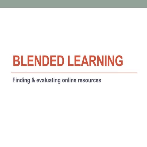 2 blended learning directions