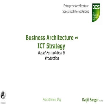 ICT Strategy Development Slides
