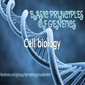 cell biology introduction