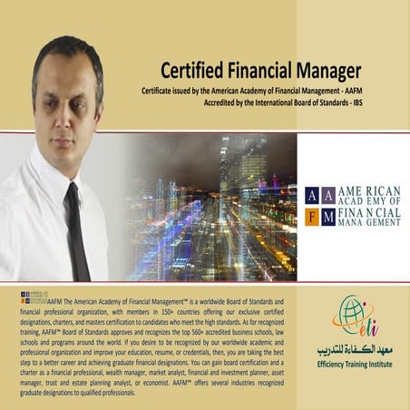 Certified Financial Manager