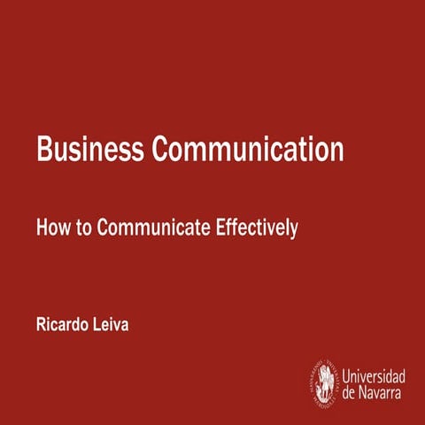 How to Communicate Effectively