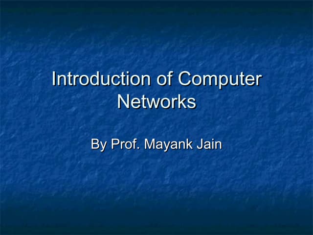 2   computer network - basic concepts