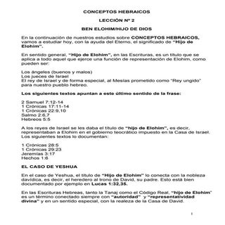 Clase 2 -Conceptos-hebraicos-ben-el...
