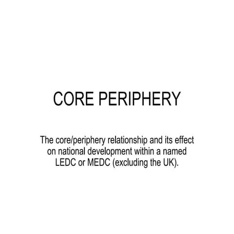 2 Core Periphery