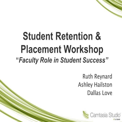 Student Retention Workshop