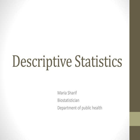 2  descriptive statistics