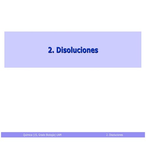 Disoluciones