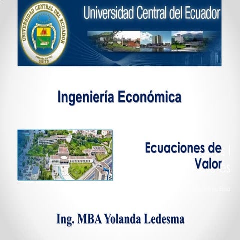 2   ecuaciones de valor