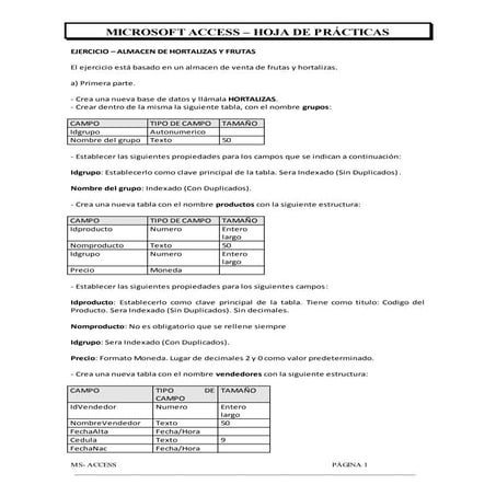 2 ejercicio de access grado 11-1
