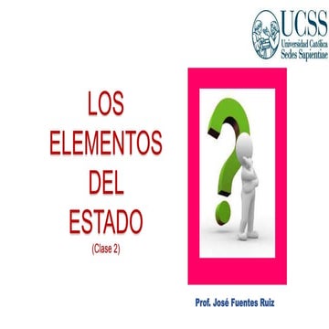 Elementos del Estado - Derecho Constitucional | PPTX