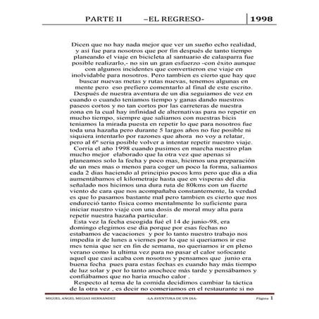 2  el regreso