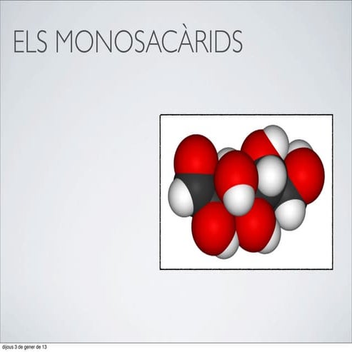 10. Els monosacàrids