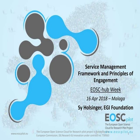 Service Management Framework and Principles of Engagement, Sy Holsinger 
