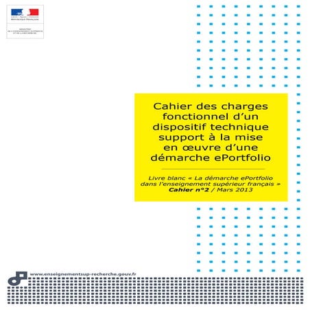 2 eportfolio cahier des charges fonctionnelles