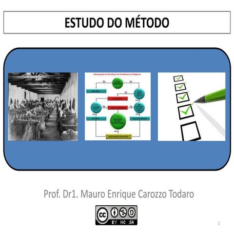 Estudo do método de trabalho