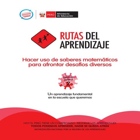 Rutas del Aprendizaje : Fasciculo general matematica