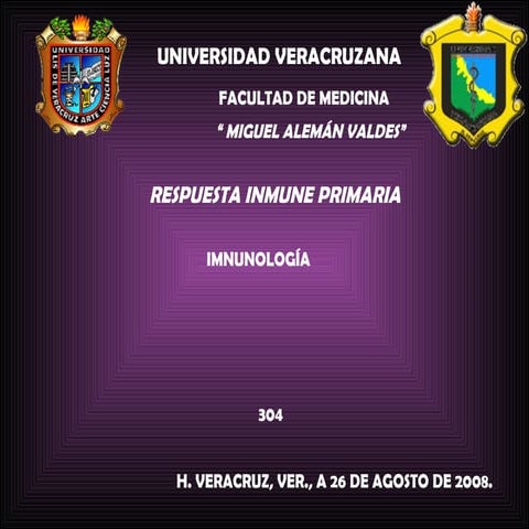 2   fenómeno de la respuesta inmune primaria