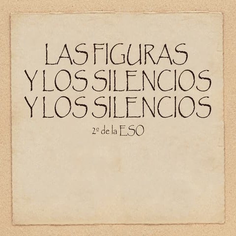 2 figuras y silencios
