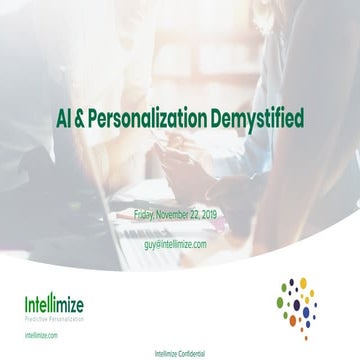 CH2019 keynote: Guy Yalif - AI and personalization demystified