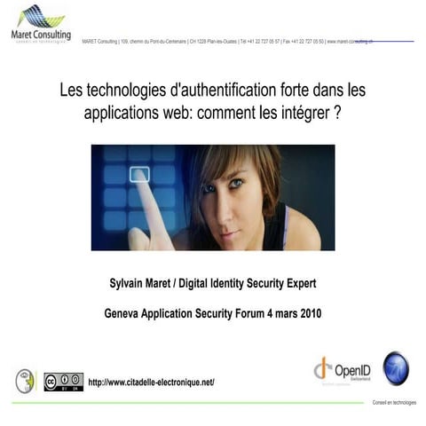 Geneva Application Security Forum: Vers une authentification plus forte dans ...