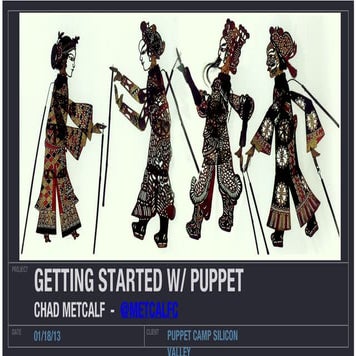 Getting Started With Puppet - Chad Metcalf