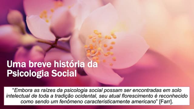 história da psicologia social 