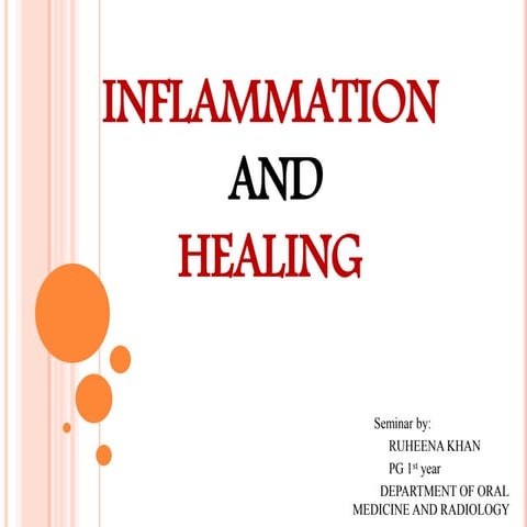Inflammation and Healing