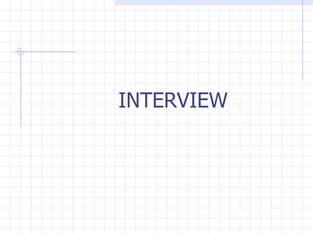 2. Interview PM ppt