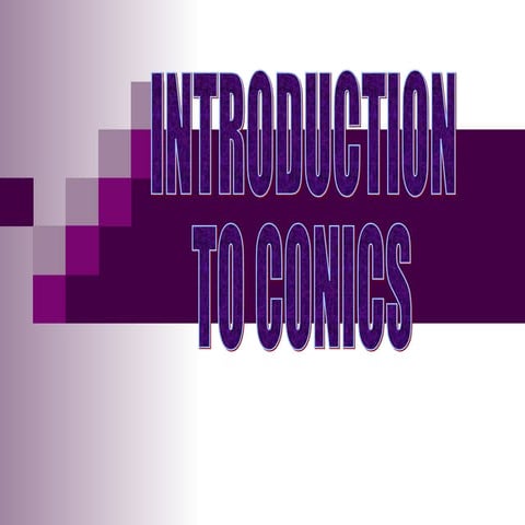 introduction to conics