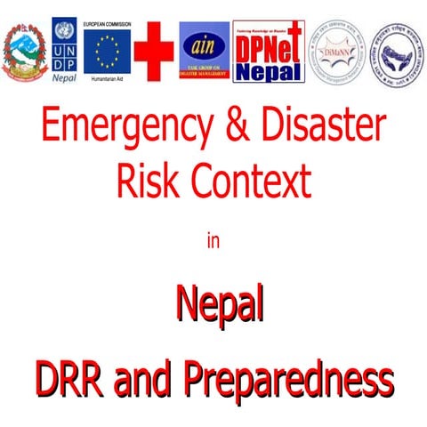 2. introduction to disaster management & drr in nepal july 2k10