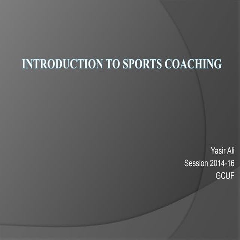 2-Introduction to Scientifics sports coaching.pptx