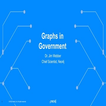 Government GraphSummit: Keynote - Graphs in Government
