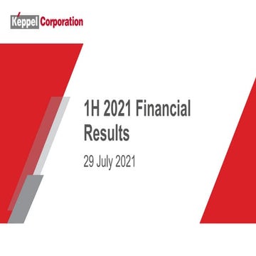 Keppel Corporation 1H 2021 Financial Results Presentation Slides