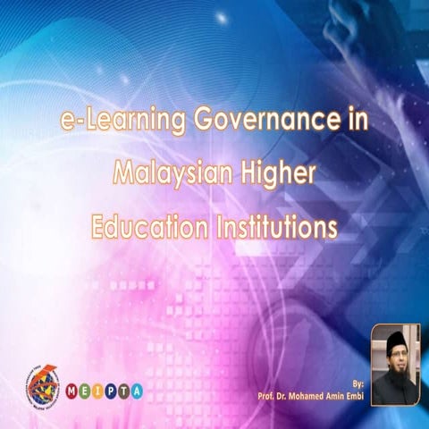 e-learning governance by Mohamed Amin Embi