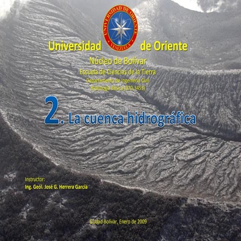 2. La cuenca hidrográfica