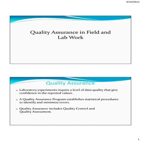 2 lab qaqc-fall2013
