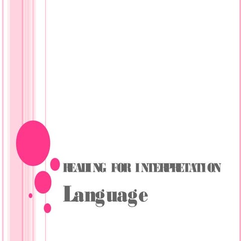 Question 2b: Language | PPT | Books and Literature