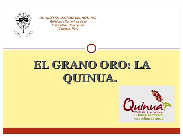 2.  la quinua