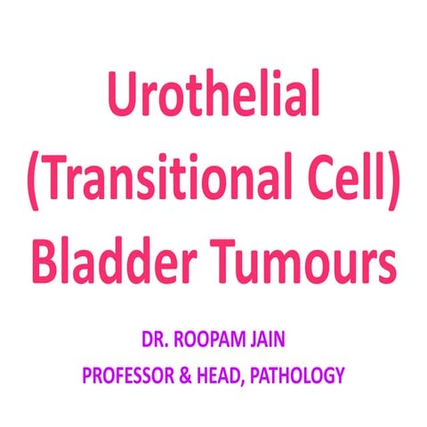 RENAL CELL CARCINOMA, Urothelial (Transitional Cell) Bladder Tumours