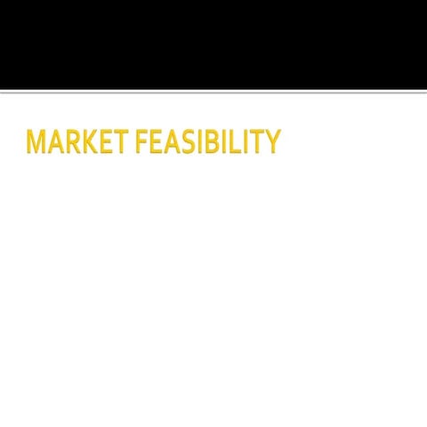 2. market feasibility