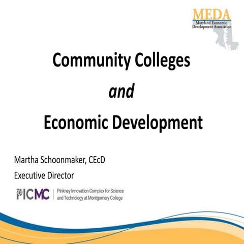 Community Colleges and Economic Development