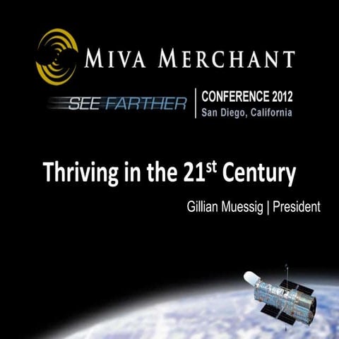 2012-03 Miva Merchant Conference Keynote - Communities