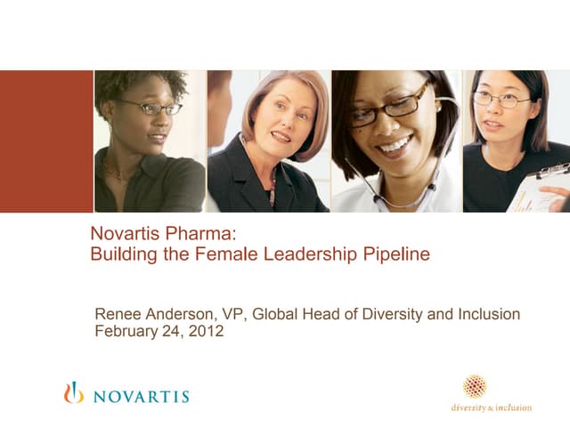 Novartis Presentation at 5th Annual Global Diversity Seminar Barcelona