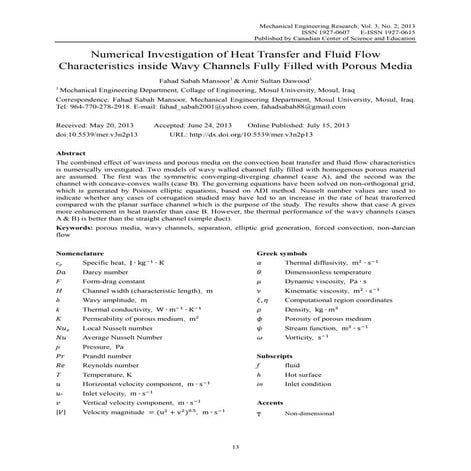 Numerical Study On Heat Transfer And Release Characteristics – NGTHWR