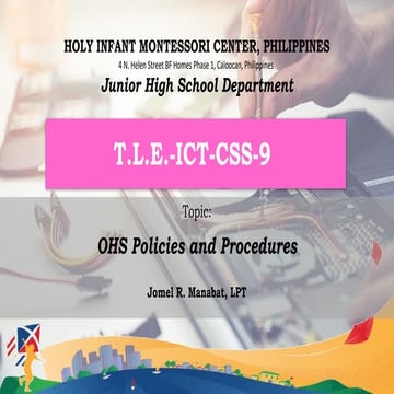 2-OHS Policies and Procedures IN ICT.pptx