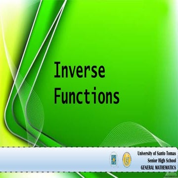 inverse function in mathematics and engineering | PDF
