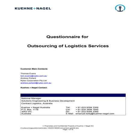 2 outsourcing questionnaire-nylex.2005