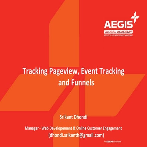 Pageview, Event Tracking and Funnels : Website Analytics Fundamentals 
