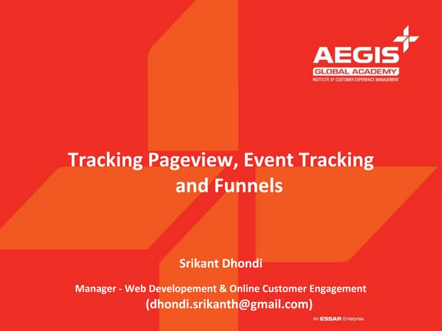 Pageview, Event Tracking and Funnels : Website Analytics Fundamentals 